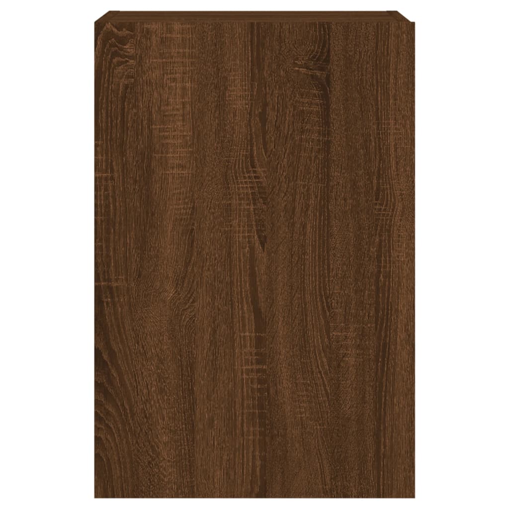 vidaXL TV Wall Cabinets 2 pcs Brown Oak 40.5x30x60 cm Engineered Wood