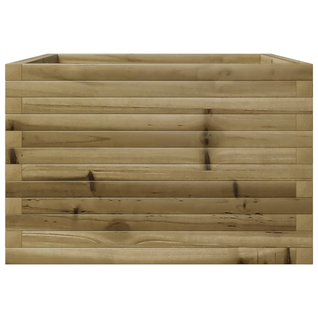 vidaXL Garden Planter 70x70x45.5 cm Impregnated Wood Pine