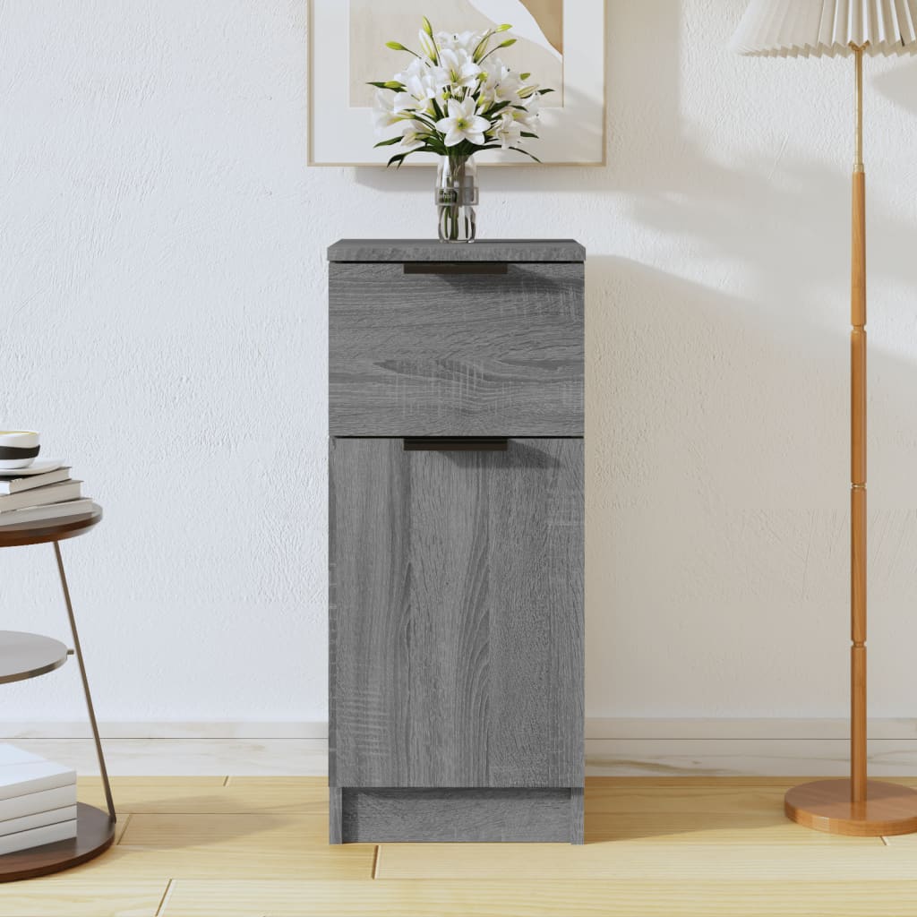 vidaXL Sideboard Grey Sonoma 30x30x70 cm Engineered Wood