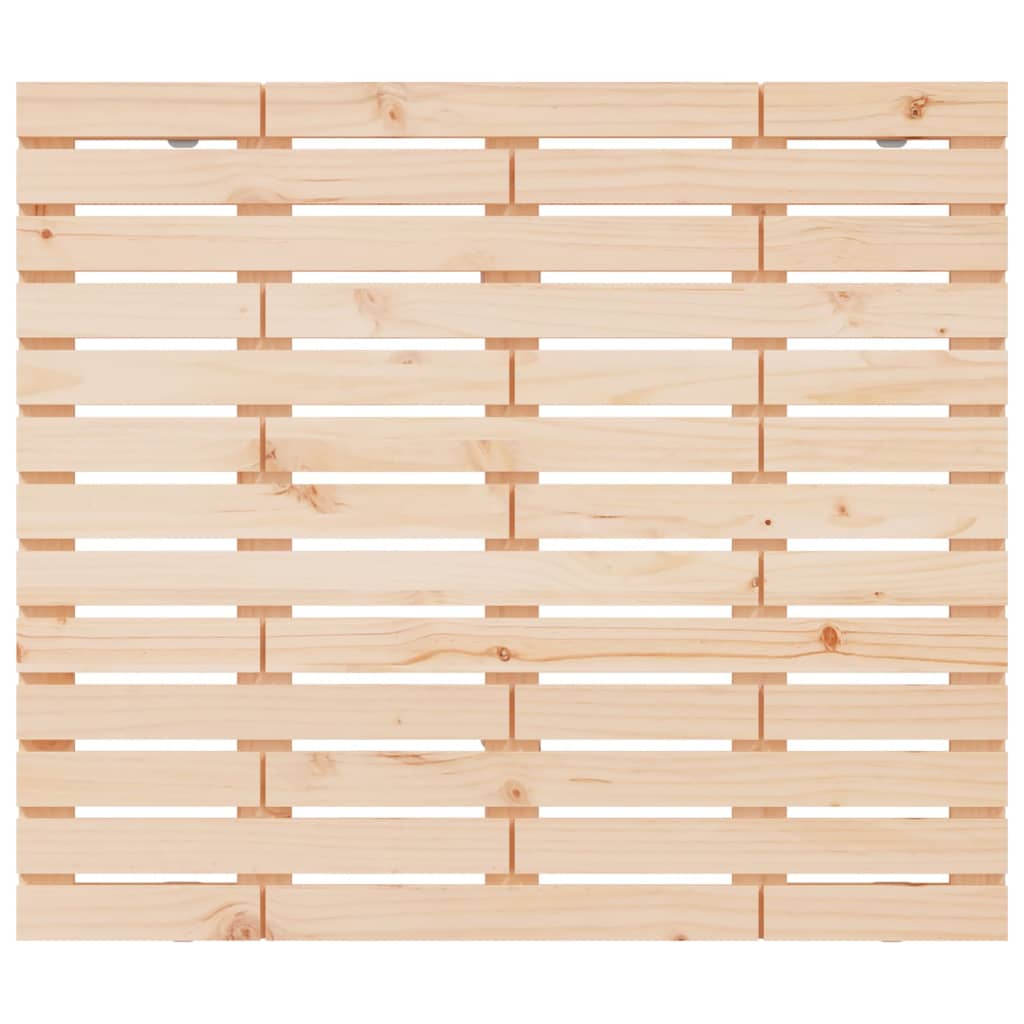 vidaXL Wall Headboard 146x3x91.5 cm Solid Wood Pine