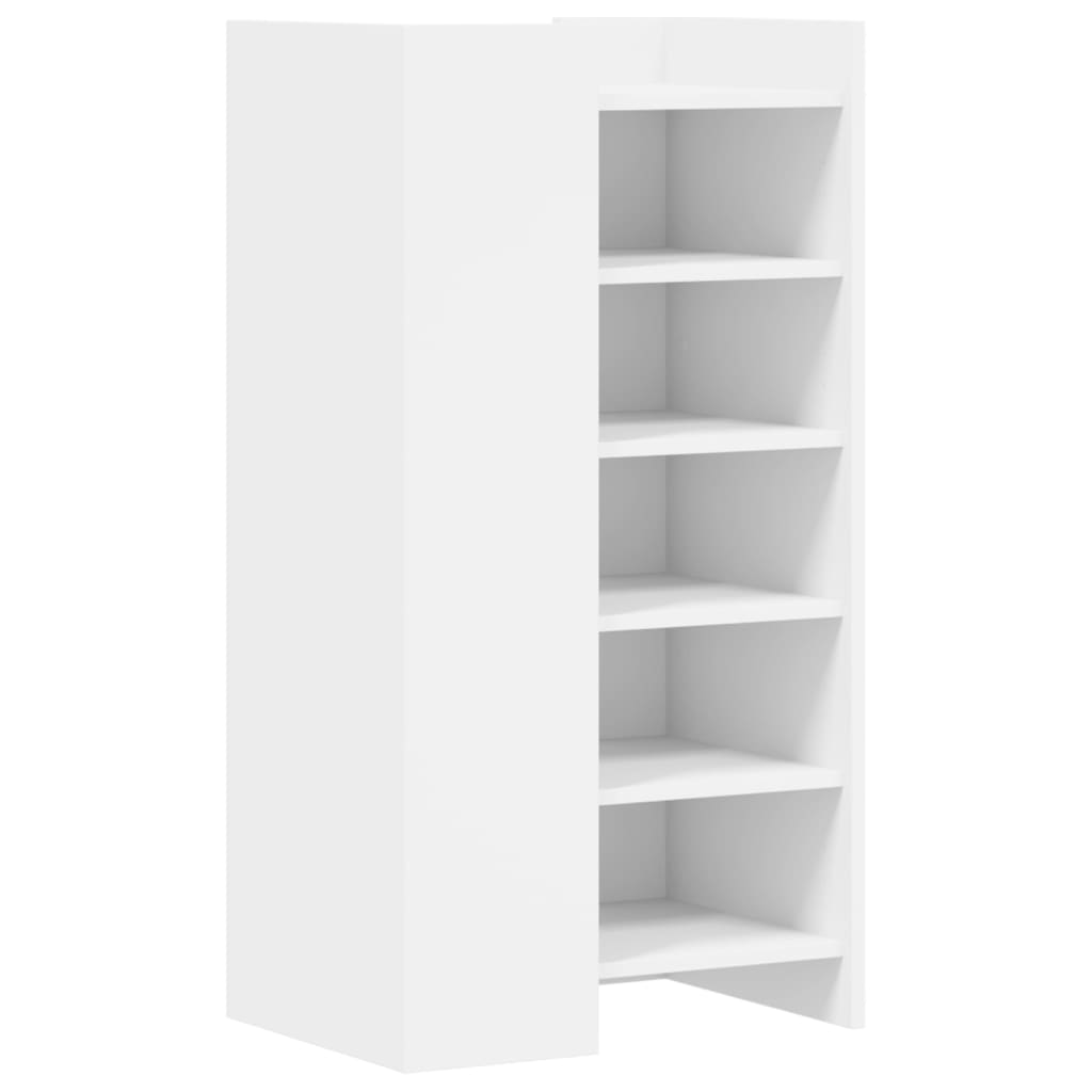 vidaXL Shoe Cabinet White 52x37.5x100 cm Engineered Wood