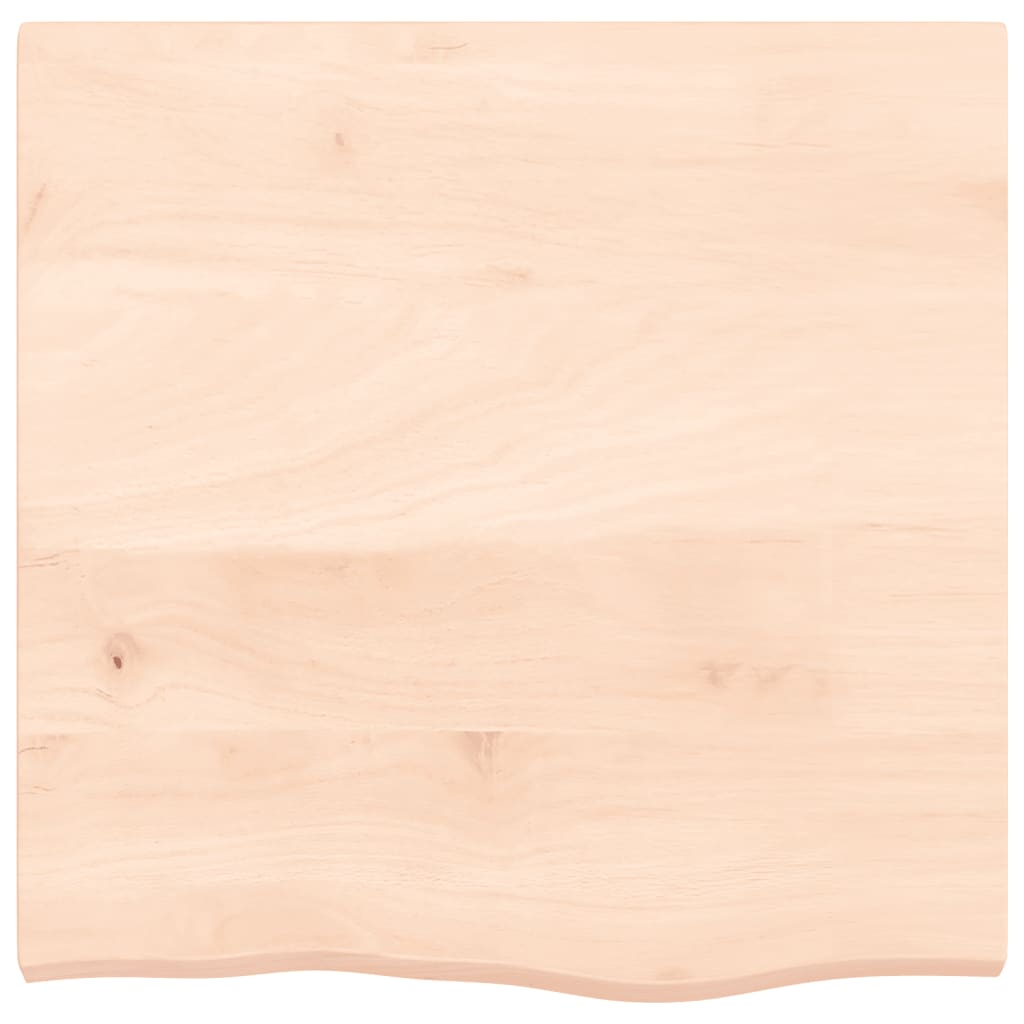 vidaXL Bathroom Countertop 60x60x(2-4) cm Untreated Solid Wood