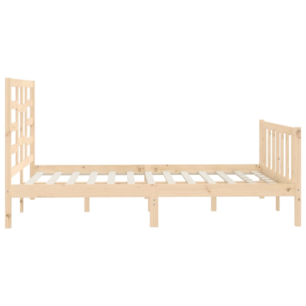 vidaXL Bed Frame without Mattress 120x200 cm Solid Wood Pine