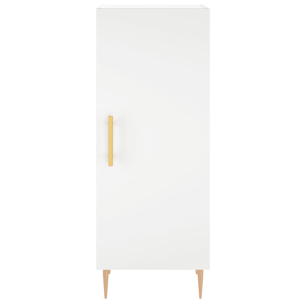 vidaXL Highboard White 34.5x34x180 cm Engineered Wood