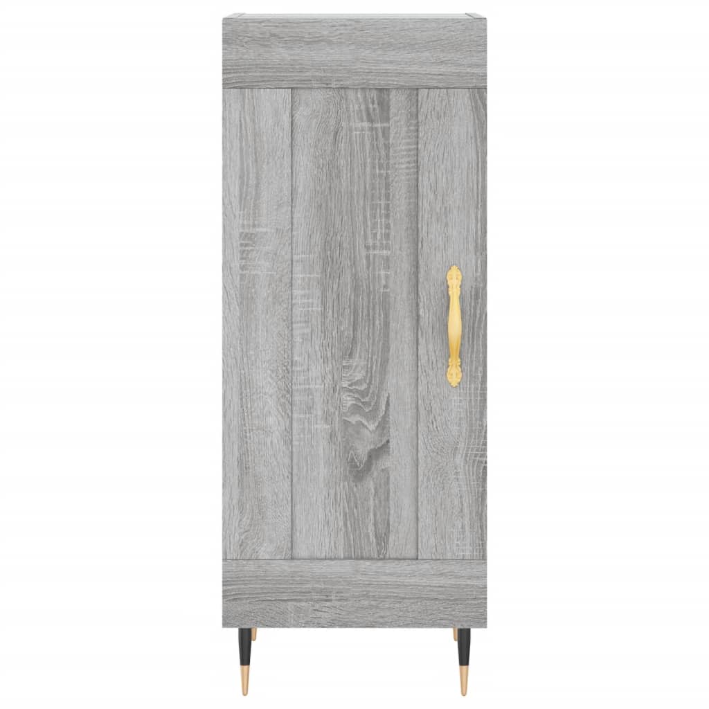 vidaXL Highboard Grey Sonoma 34.5x34x180 cm Engineered Wood