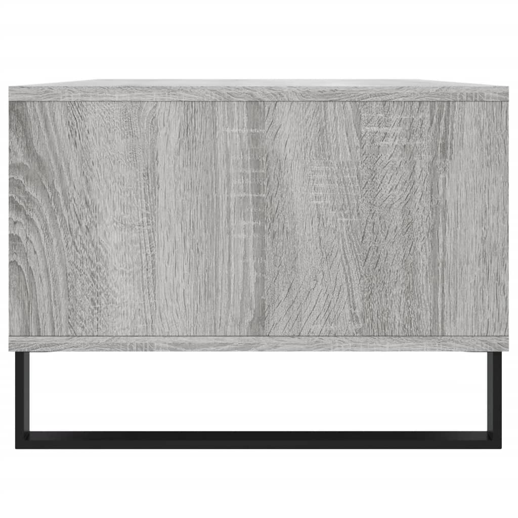 vidaXL Coffee Table Grey Sonoma 90x50x36.5 cm Engineered Wood