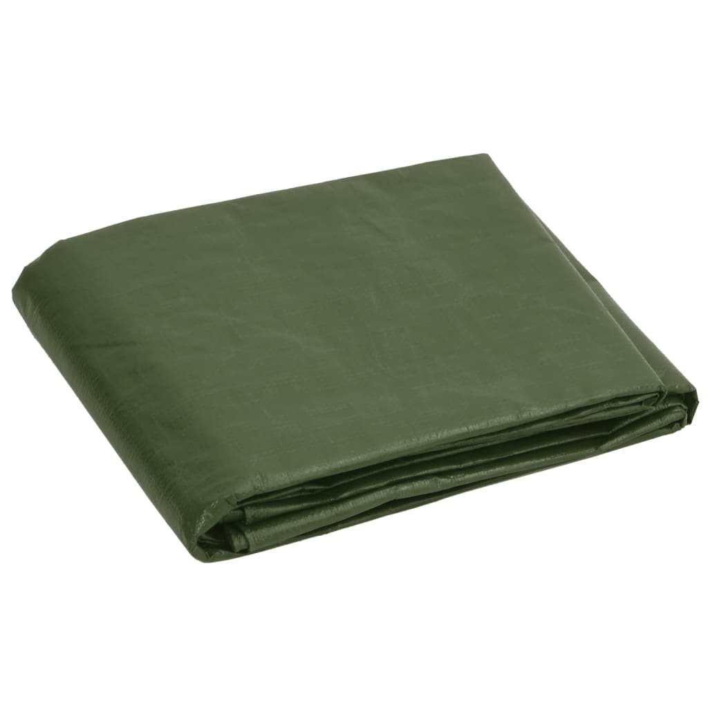 vidaXL Tarpaulin 180 g/m² 6x12 m Green HDPE