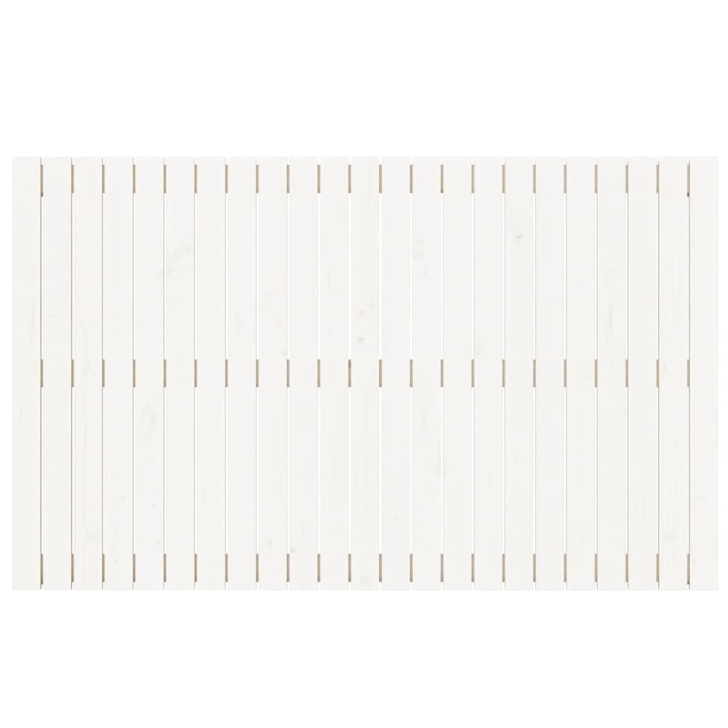 vidaXL Wall Headboard White 147x3x90 cm Solid Wood Pine