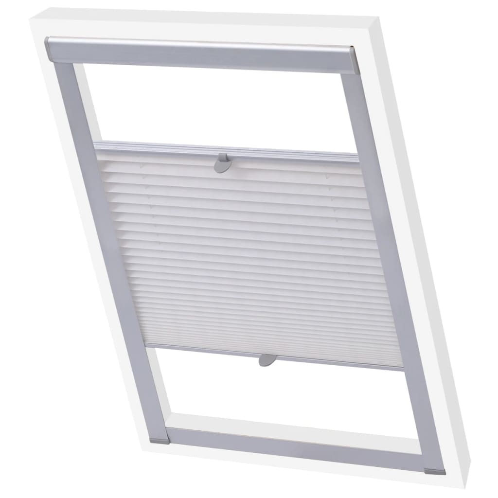 vidaXL Pleated Blinds White U08/808