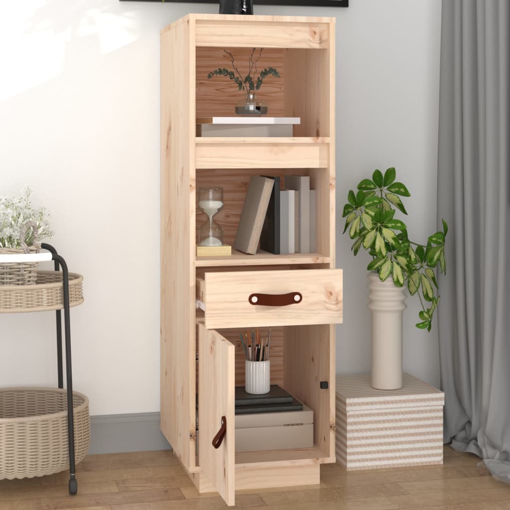 vidaXL Highboard 34x40x108,5 cm Solid Wood Pine