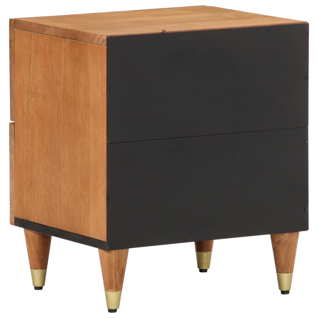 vidaXL Bedside Cabinets 2 pcs 40x33x46 cm Solid Wood Mango