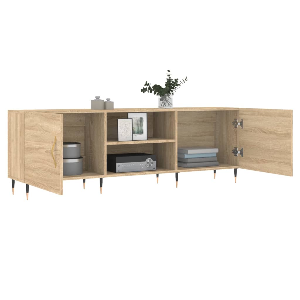 vidaXL TV Cabinet Sonoma Oak 150x30x50 cm Engineered Wood