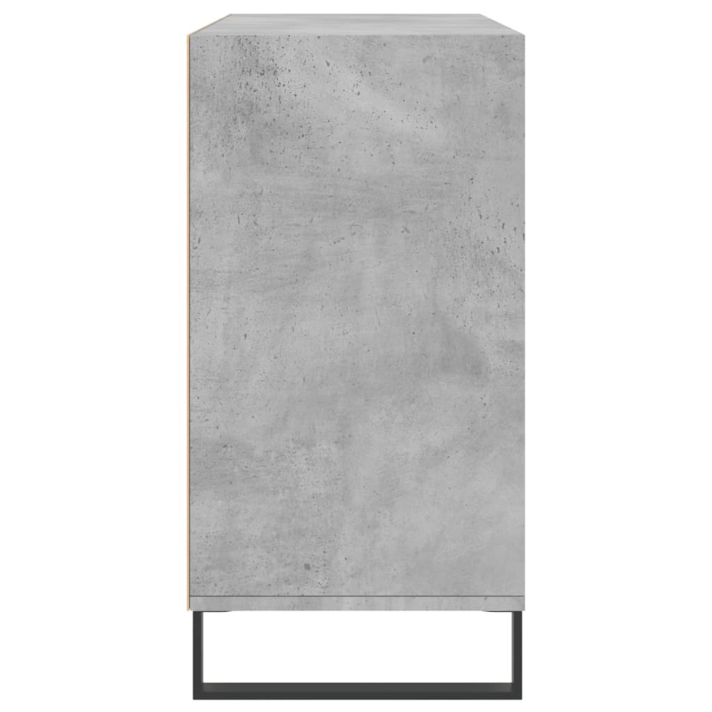 vidaXL Sideboard Concrete Grey 103.5x35x70 cm Engineered Wood