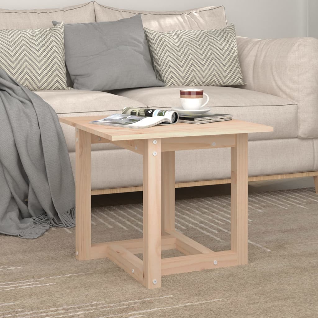 vidaXL Coffee Table 50x50x45 cm Solid Wood Pine