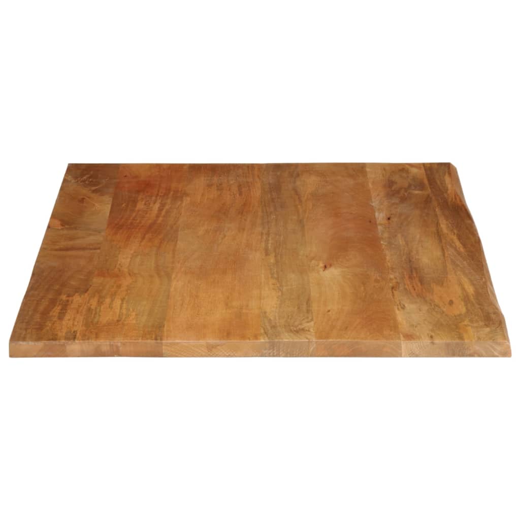 vidaXL Table Top Live Edge 90x80x2.5 cm Solid Wood Mango