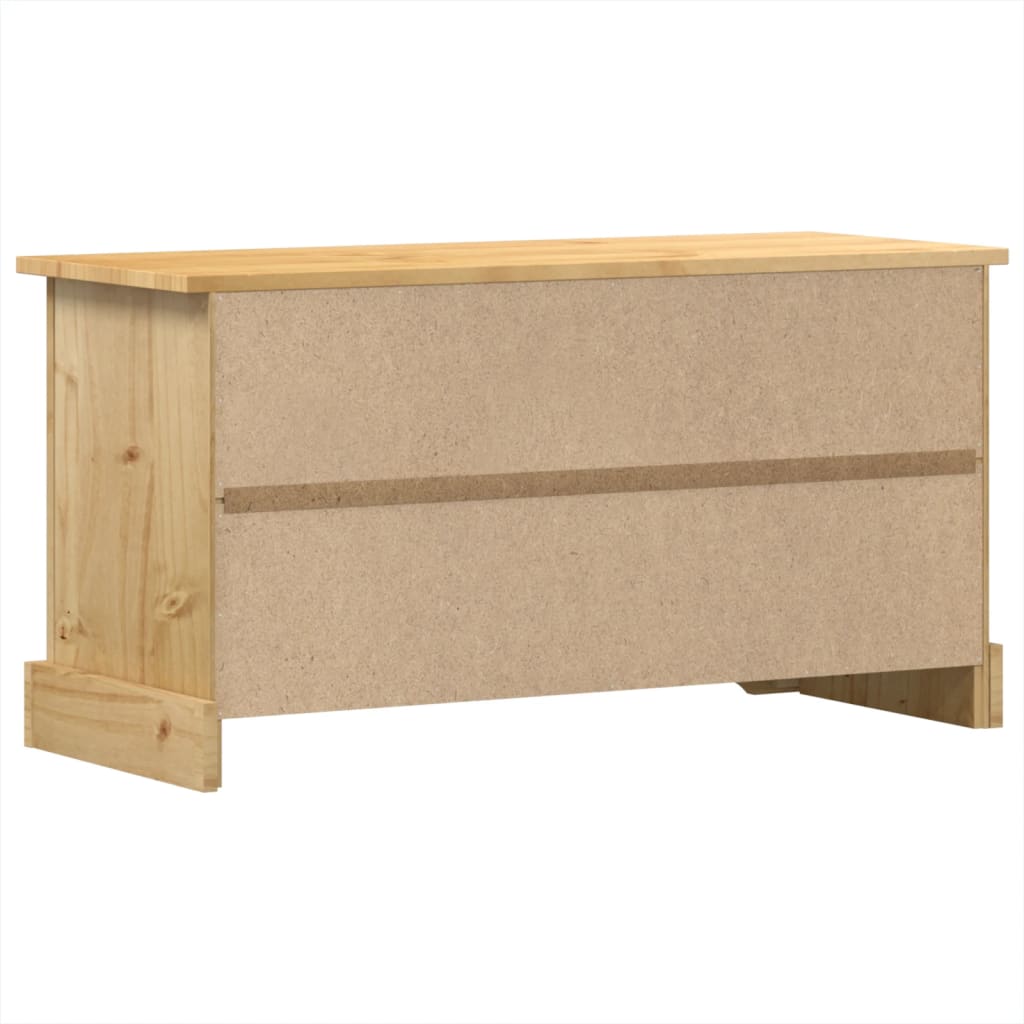 vidaXL TV Cabinet Corona 100x37x52 cm Solid Wood Pine