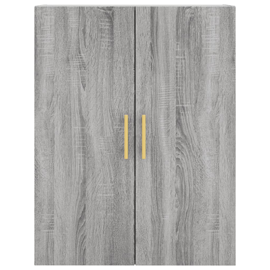 vidaXL Highboard Grey Sonoma 69.5x34x180 cm Engineered Wood