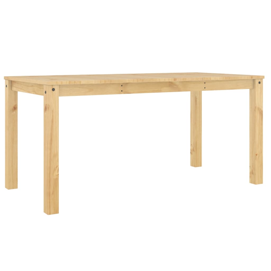 vidaXL Dining Table Panama 160x80x75 cm Solid Wood Pine