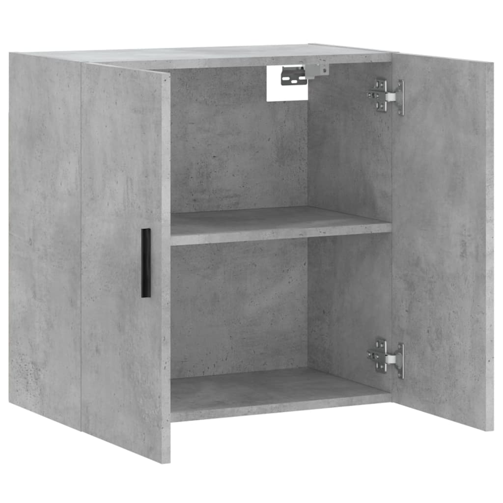 vidaXL Wall Cabinet Concrete Grey 60x31x60 cm Engineered Wood