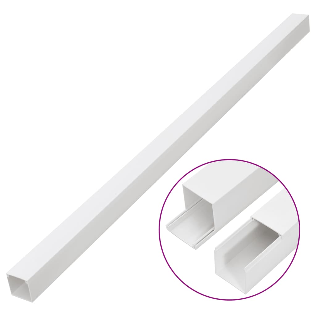 vidaXL Cable Trunking 100x40 mm 10 m PVC