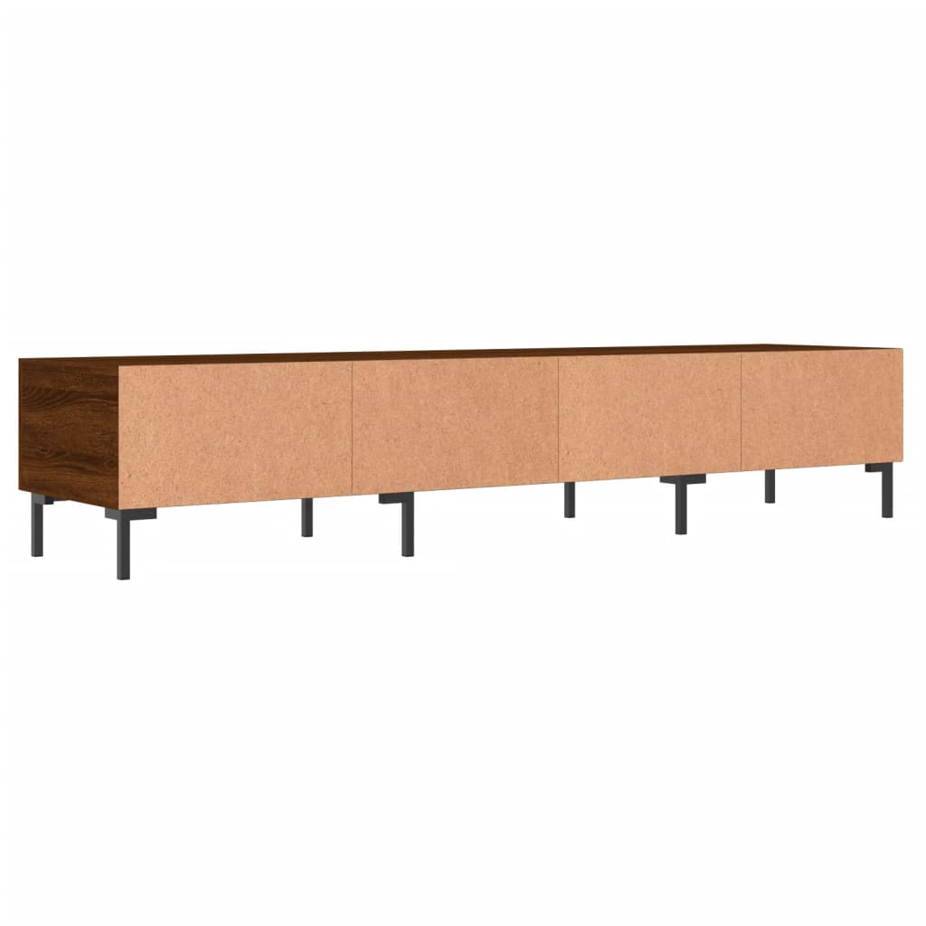 vidaXL TV Cabinet Brown Oak 150x36x30 cm Engineered Wood