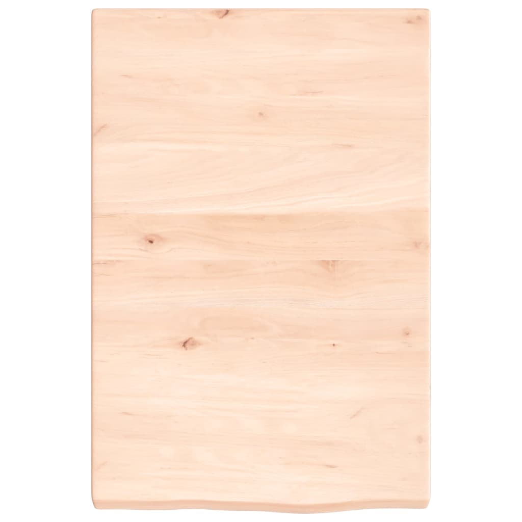 vidaXL Bathroom Countertop 40x60x(2-4) cm Untreated Solid Wood