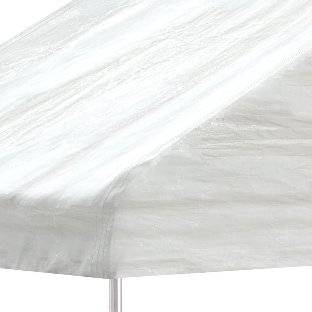 vidaXL Gazebo with Roof White 8.92x5.88x3.75 m Polyethylene