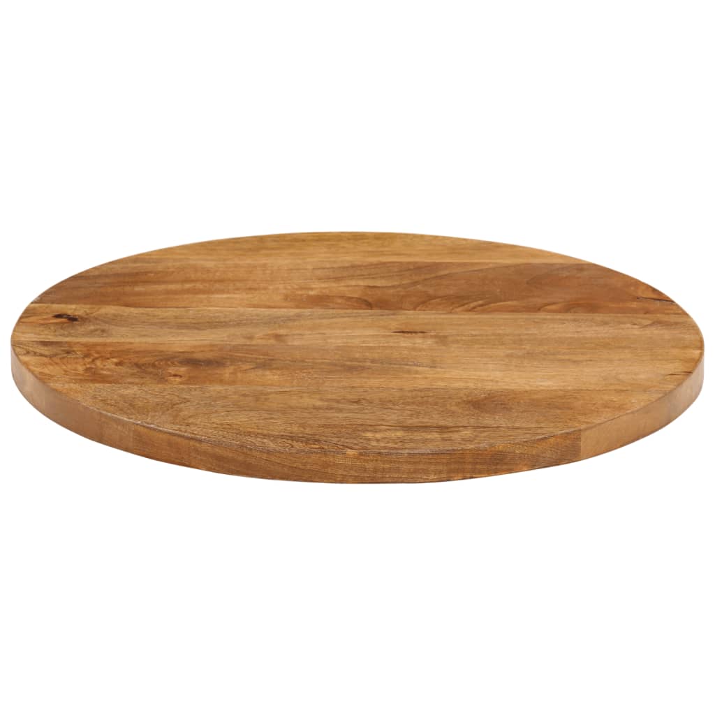 vidaXL Table Top Ø 40x3.8 cm Round Solid Wood Mango