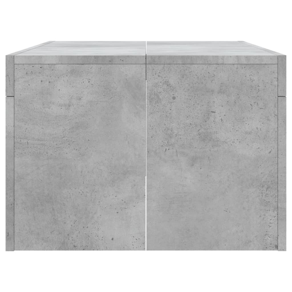 vidaXL Coffee Table Concrete Grey 102x50x36 cm Engineered Wood