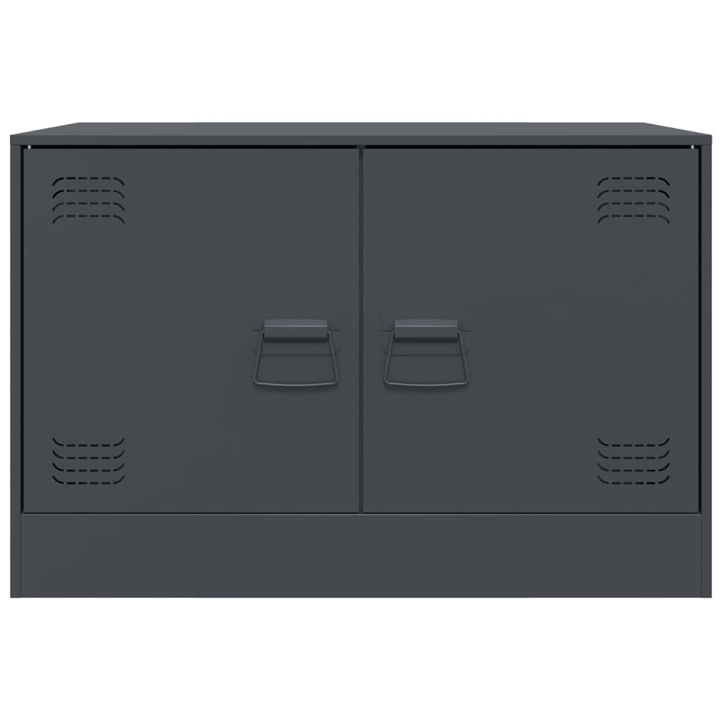 vidaXL TV Cabinet Anthracite 67x39x44 cm Steel