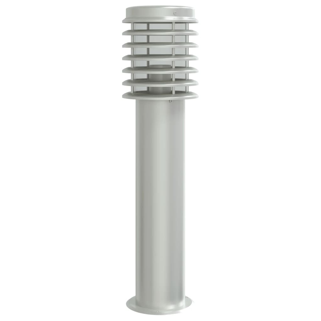 vidaXL Outdoor Floor Lamp Silver 60 cm Stainless Steel