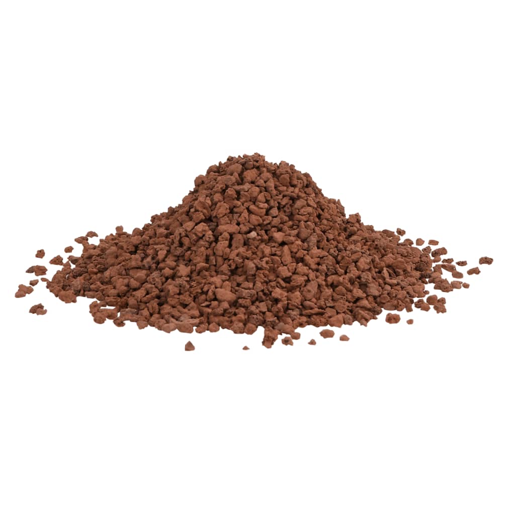 vidaXL Volcanic Rocks 25 kg Red 5-8 mm