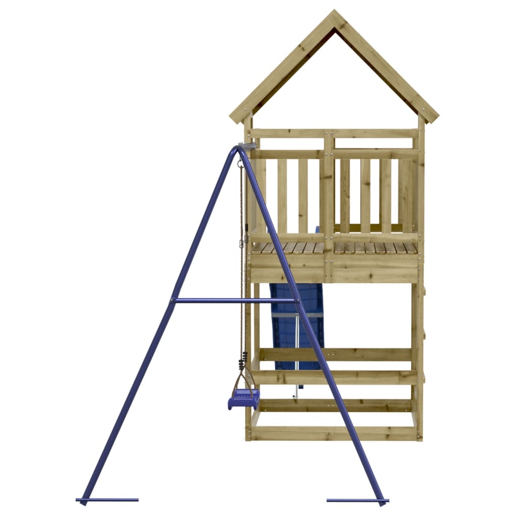 vidaXL Outdoor Playset Impregnated Wood Pine