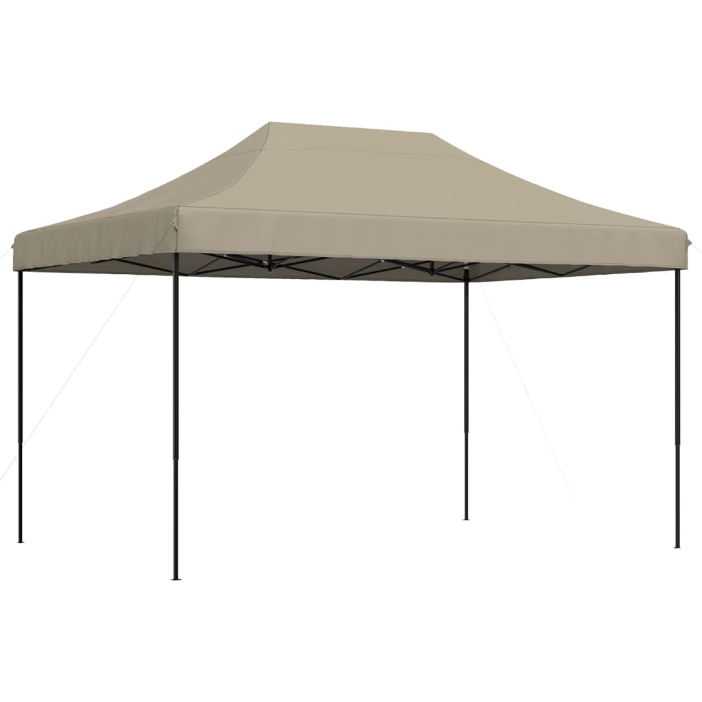 vidaXL Foldable Party Tent Pop-Up Taupe 410x279x315 cm