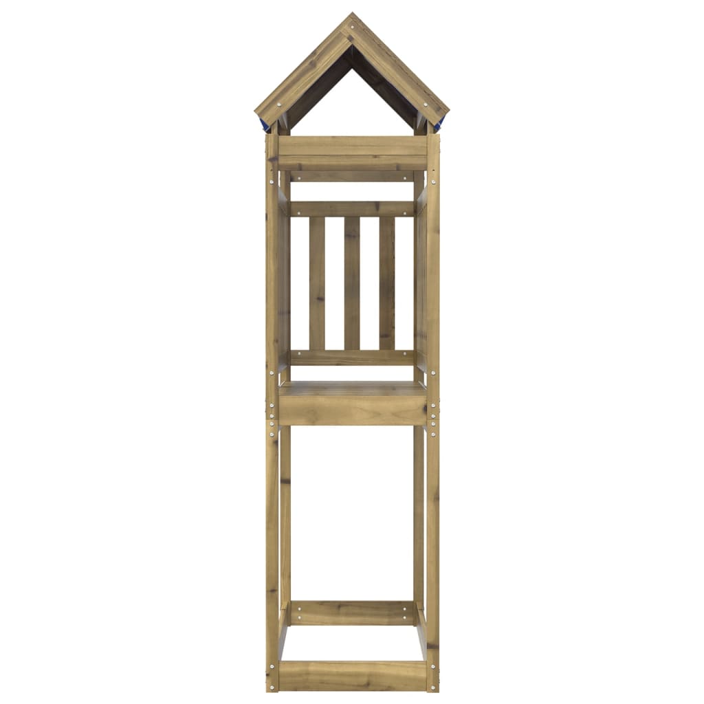 vidaXL Play Tower 110.5x52.5x215 cm Impregnated Wood Pine