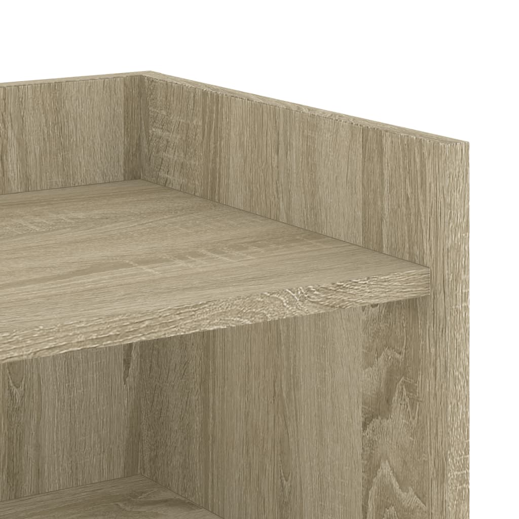 vidaXL Sideboard Sonoma Oak 45x35x75 cm Engineered Wood