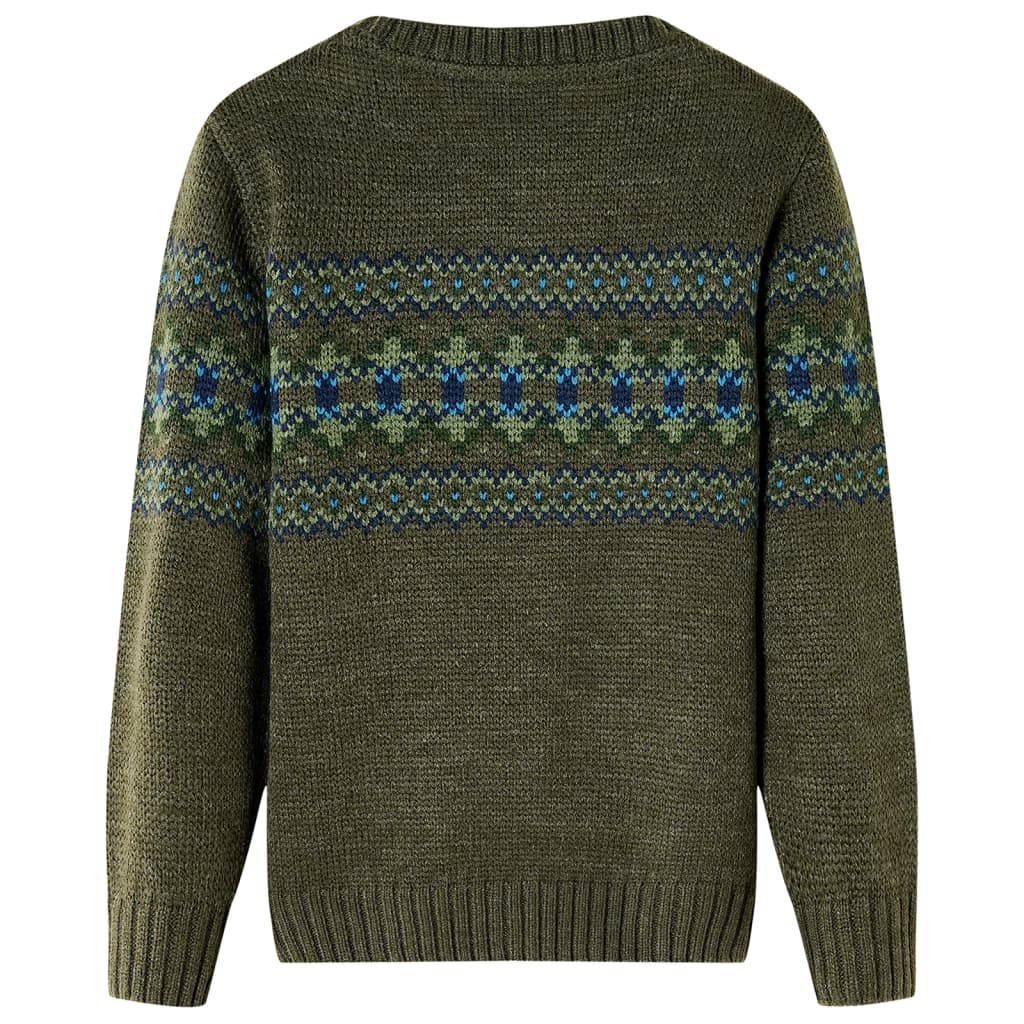 Kids' Sweater Knitted Khaki 104