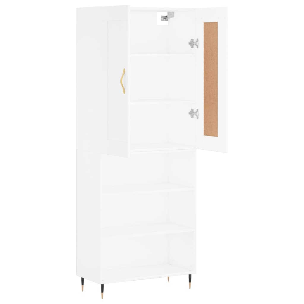 vidaXL Highboard White 69.5x34x180 cm Engineered Wood