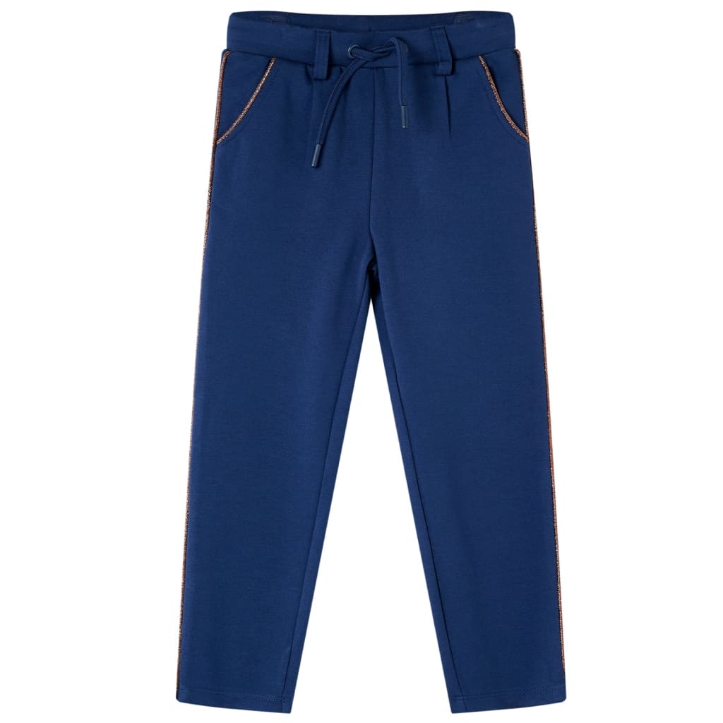 Kids' Pants with Drawstring Navy Blue 92