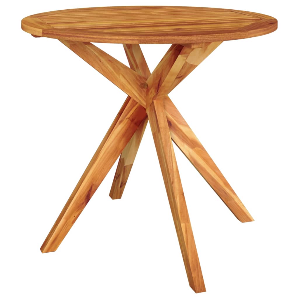 vidaXL Garden Table 85x85x75 cm Solid Wood Acacia