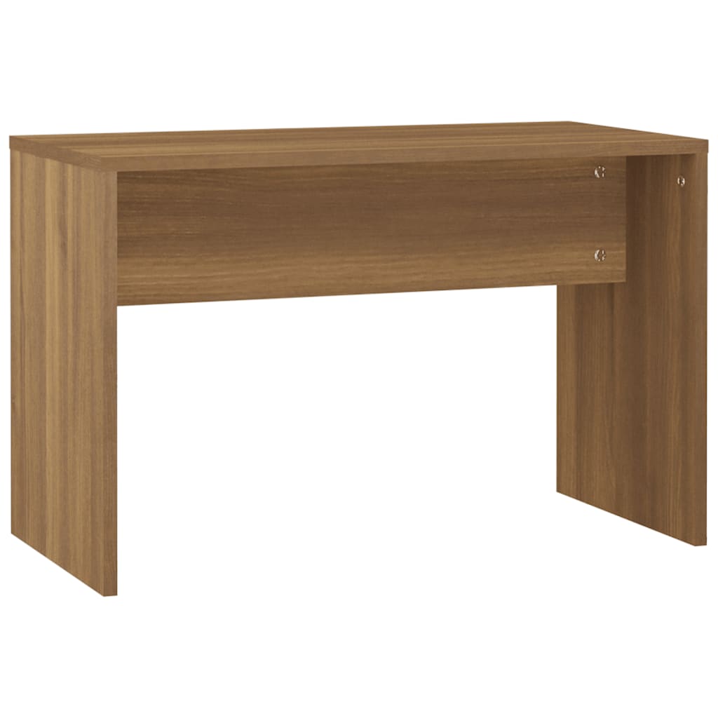 vidaXL Dressing Table Set with LED Brown Oak Engineered Wood