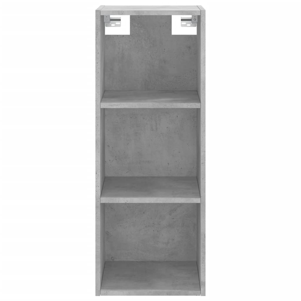 vidaXL Highboard Concrete Grey 34.5x34x180 cm Engineered Wood