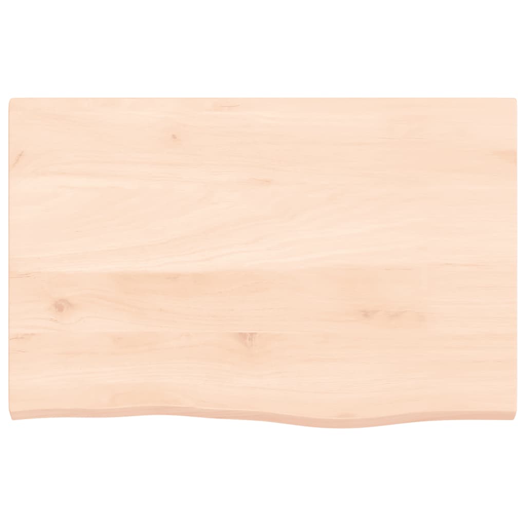 vidaXL Bathroom Countertop 60x40x2 cm Untreated Solid Wood