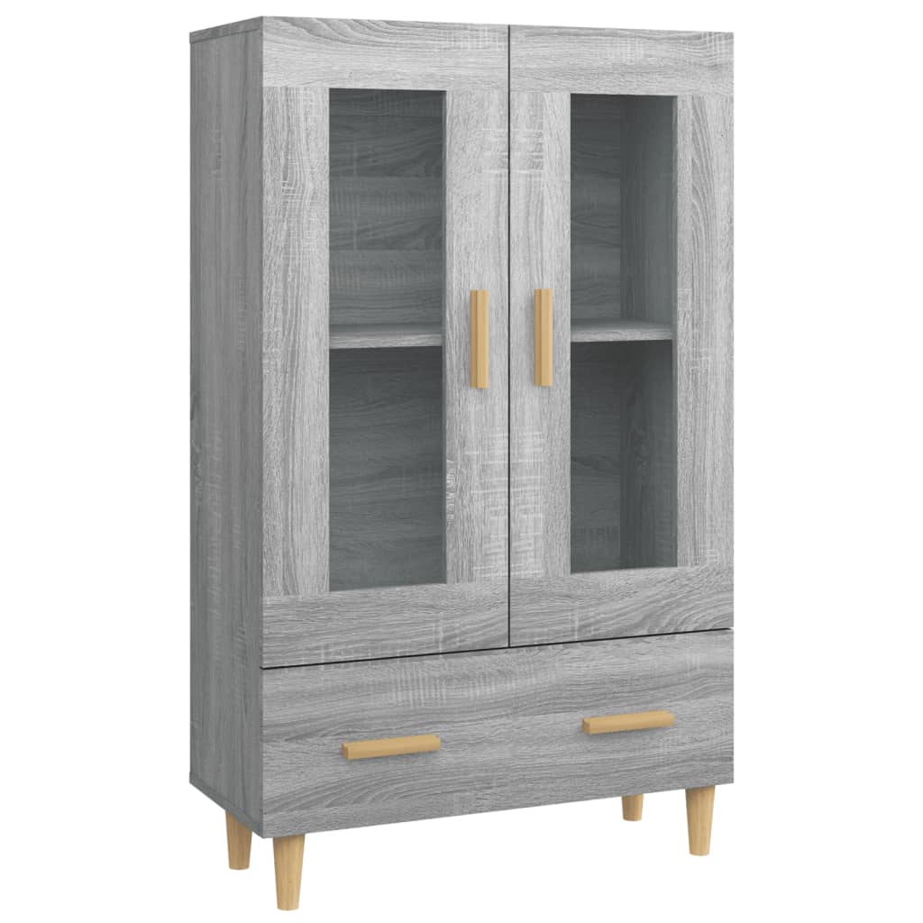 vidaXL Highboard Grey Sonoma 70x31x115 cm Engineered Wood