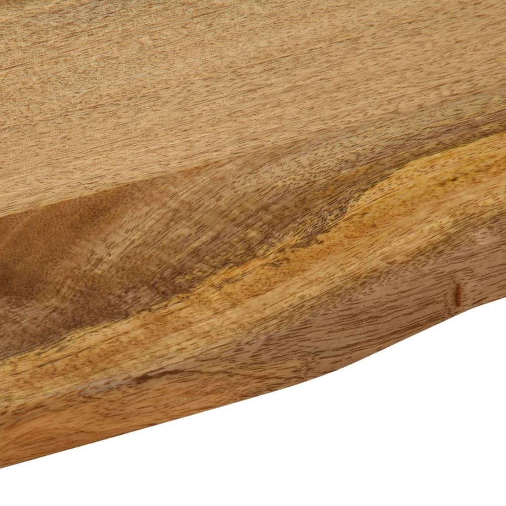 vidaXL Table Top 100x80x3.8 cm Live Edge Solid Wood Mango