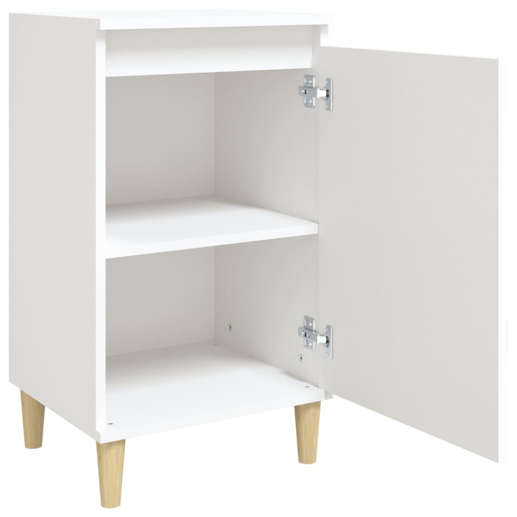 vidaXL Bedside Cabinets 2 pcs White 40x35x70 cm Engineered Wood