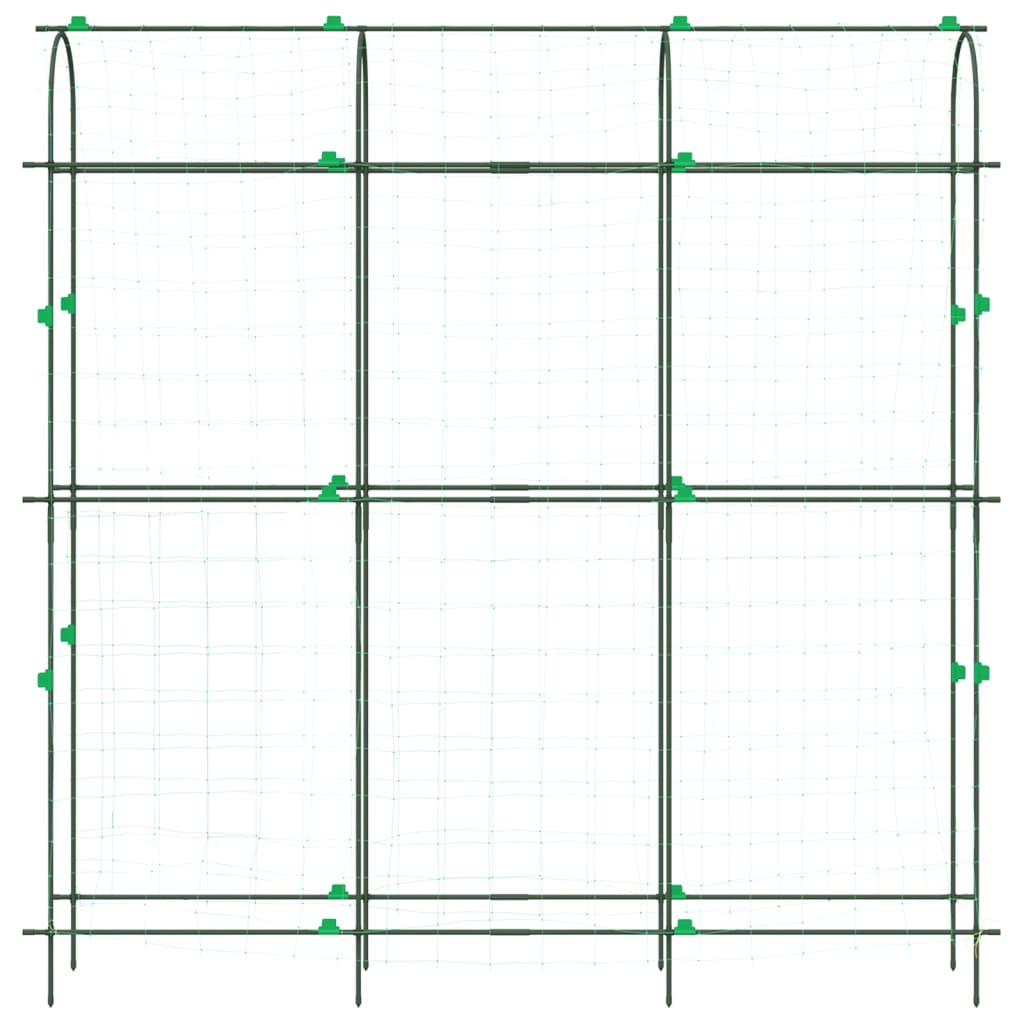 vidaXL Garden Trellis for Climbing Plants U-Shape 181x31x182.5 cm Steel