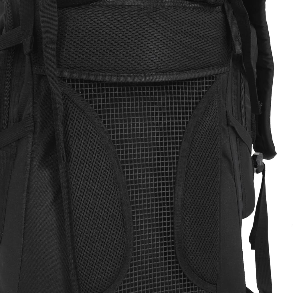 vidaXL Hiking Backpack Black 60 L Oxford Fabric