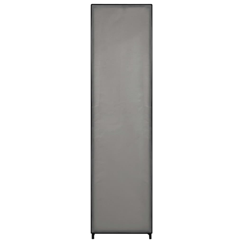 vidaXL Wardrobe with 4 Compartments Grey 175x45x170 cm