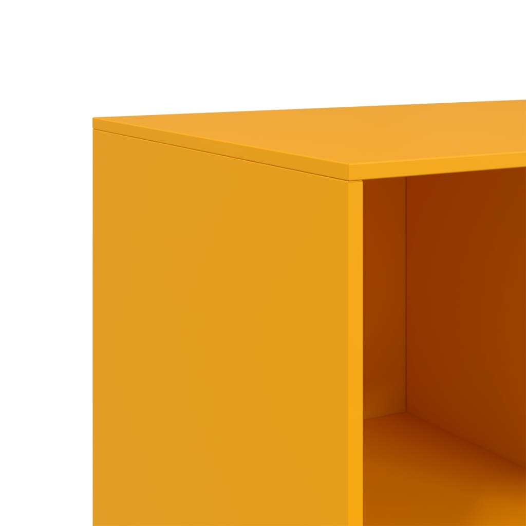 vidaXL Sideboard Mustard Yellow 99x39x73 cm Steel